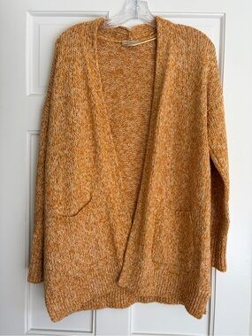 LOFT Marigold Open-Front Knit Cardigan